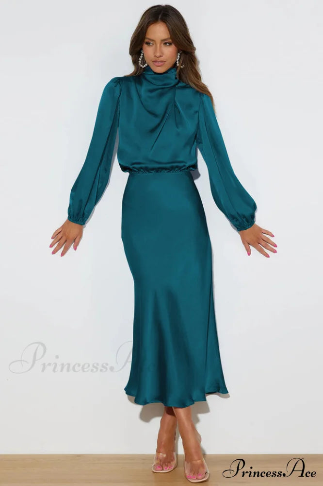 From The Source Charming High Neck Bridal Dress image 7