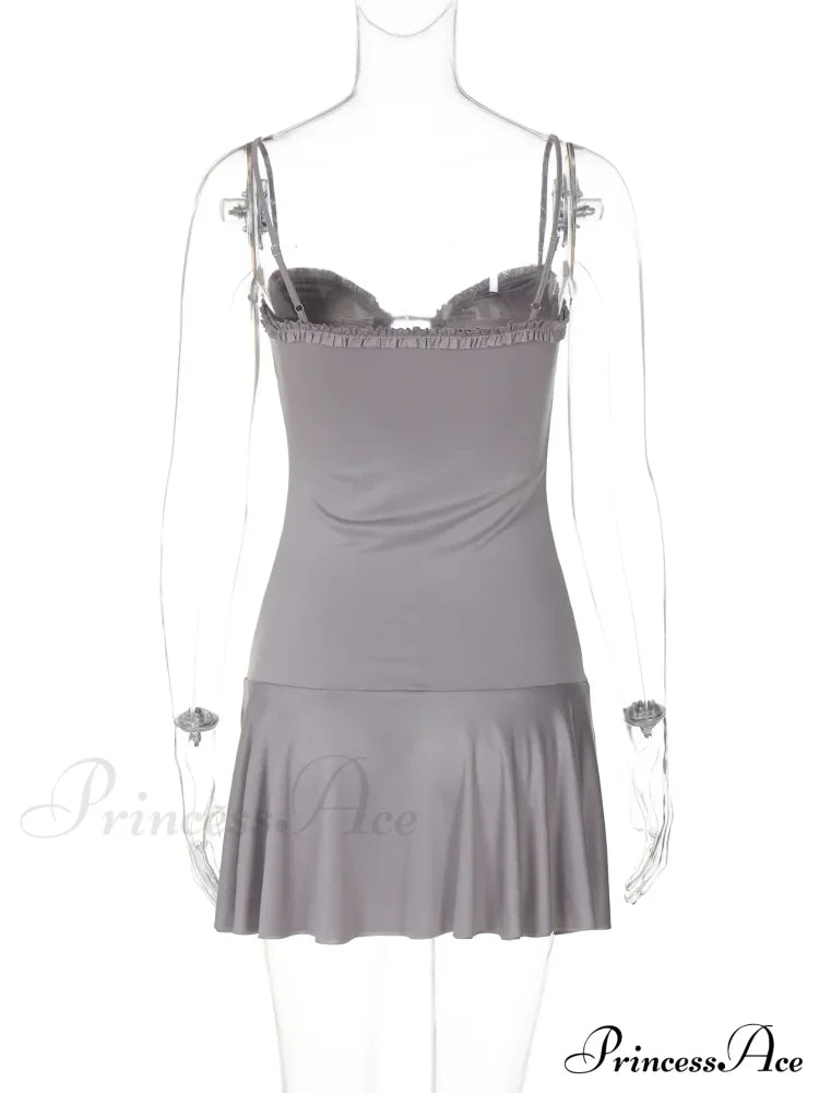 Front Cut Out Charming Cami Mini Dress image 11