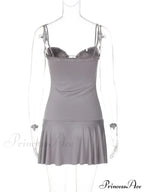 Front Cut Out Charming Cami Mini Dress image 11