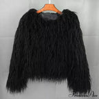 Fur Elegant Fringe Coat image 9