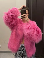 Fur Elegant Fringe Coat image 17