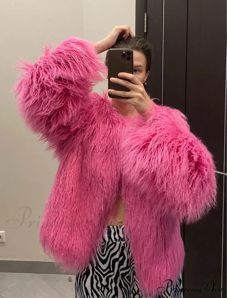 Fur Elegant Fringe Coat image 17