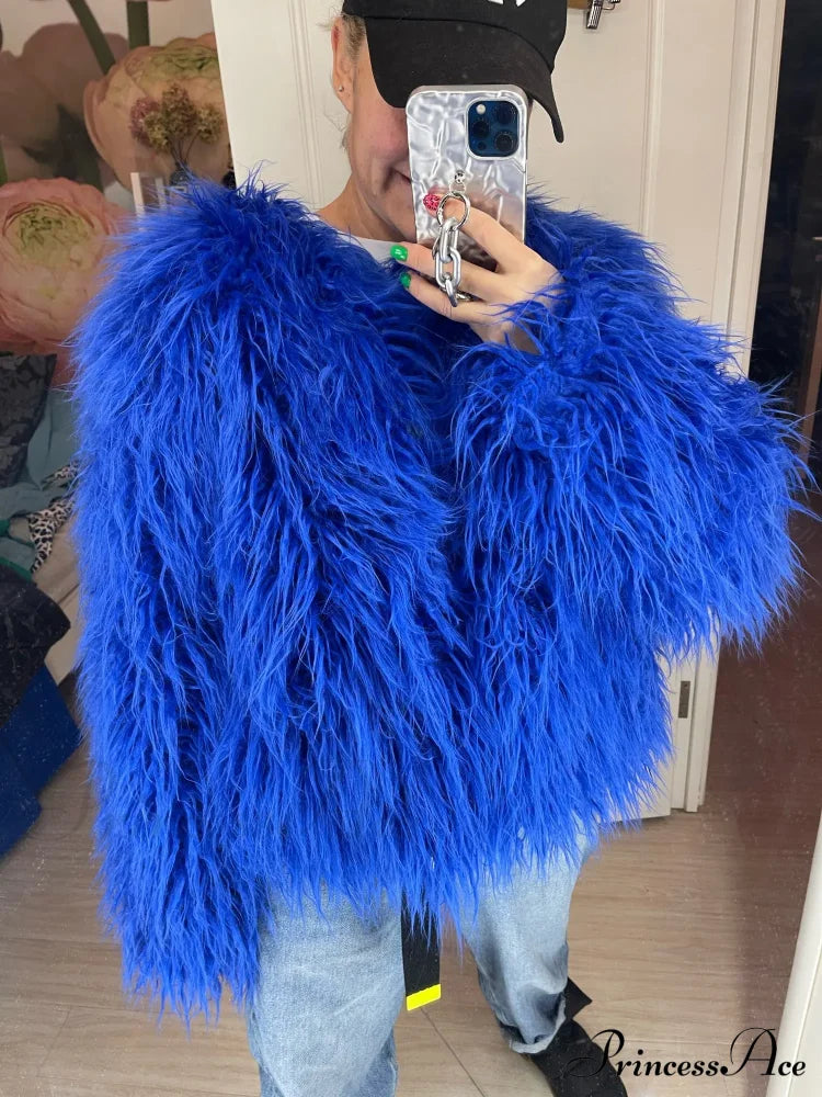 Fur Elegant Fringe Coat image 22