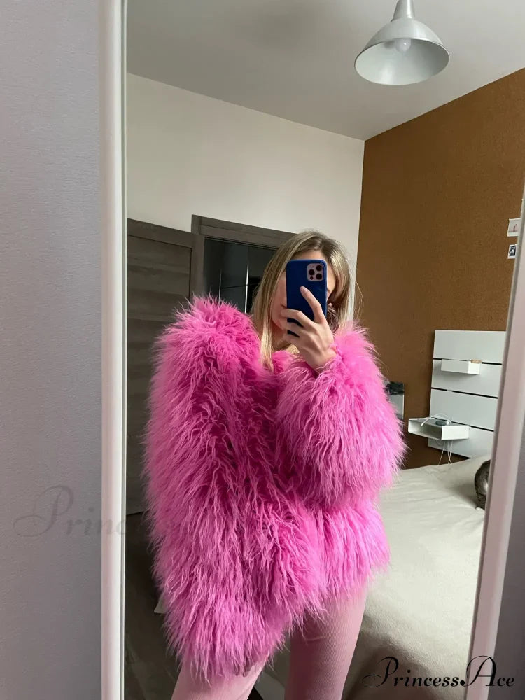 Fur Elegant Fringe Coat image 19