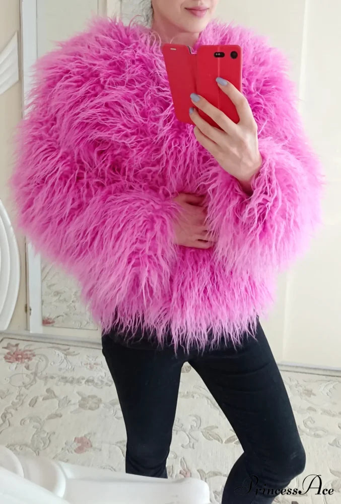 Fur Elegant Fringe Coat image 20