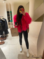 Fur Elegant Fringe Coat image 25