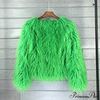 Fur Elegant Fringe Coat image 3