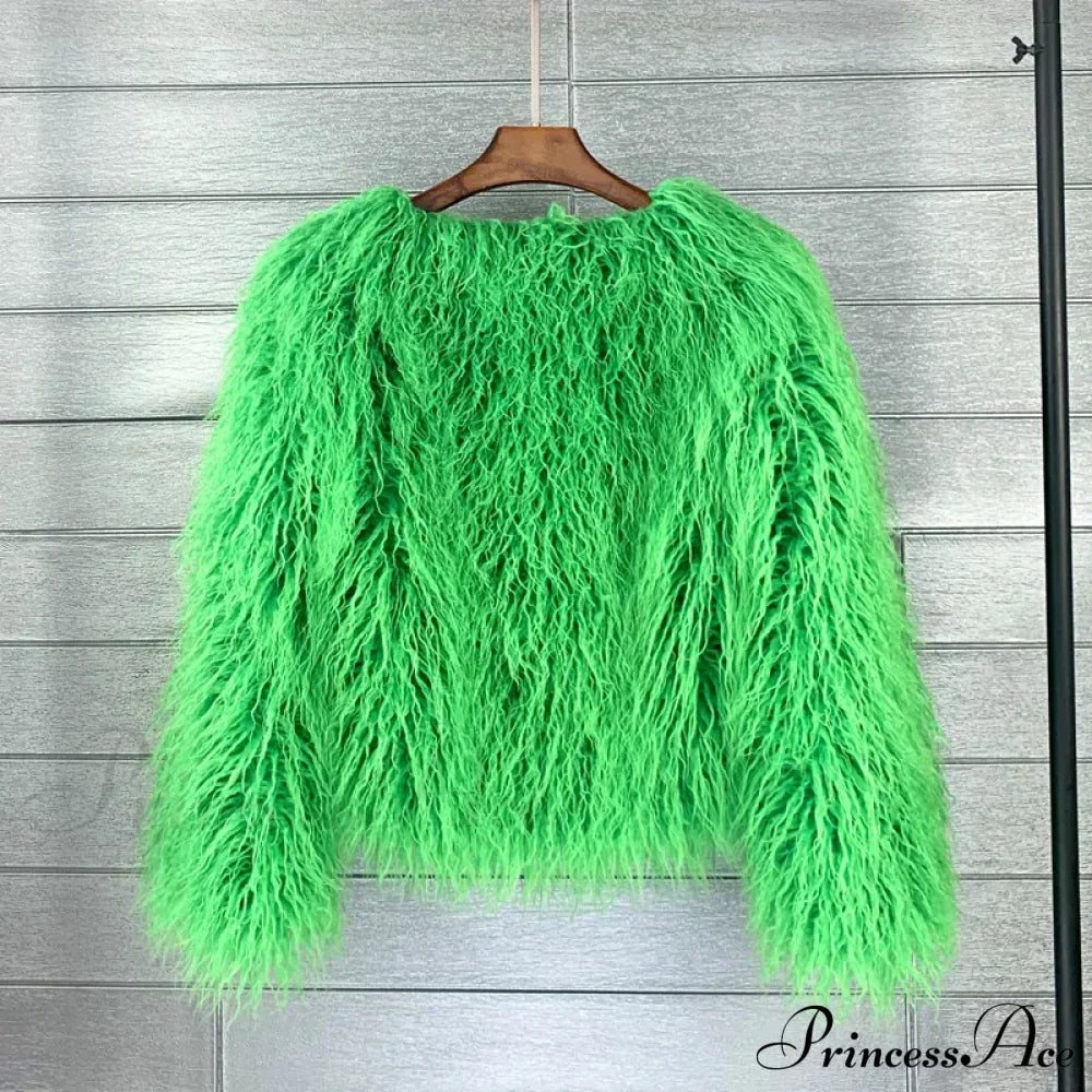 Fur Elegant Fringe Coat image 3