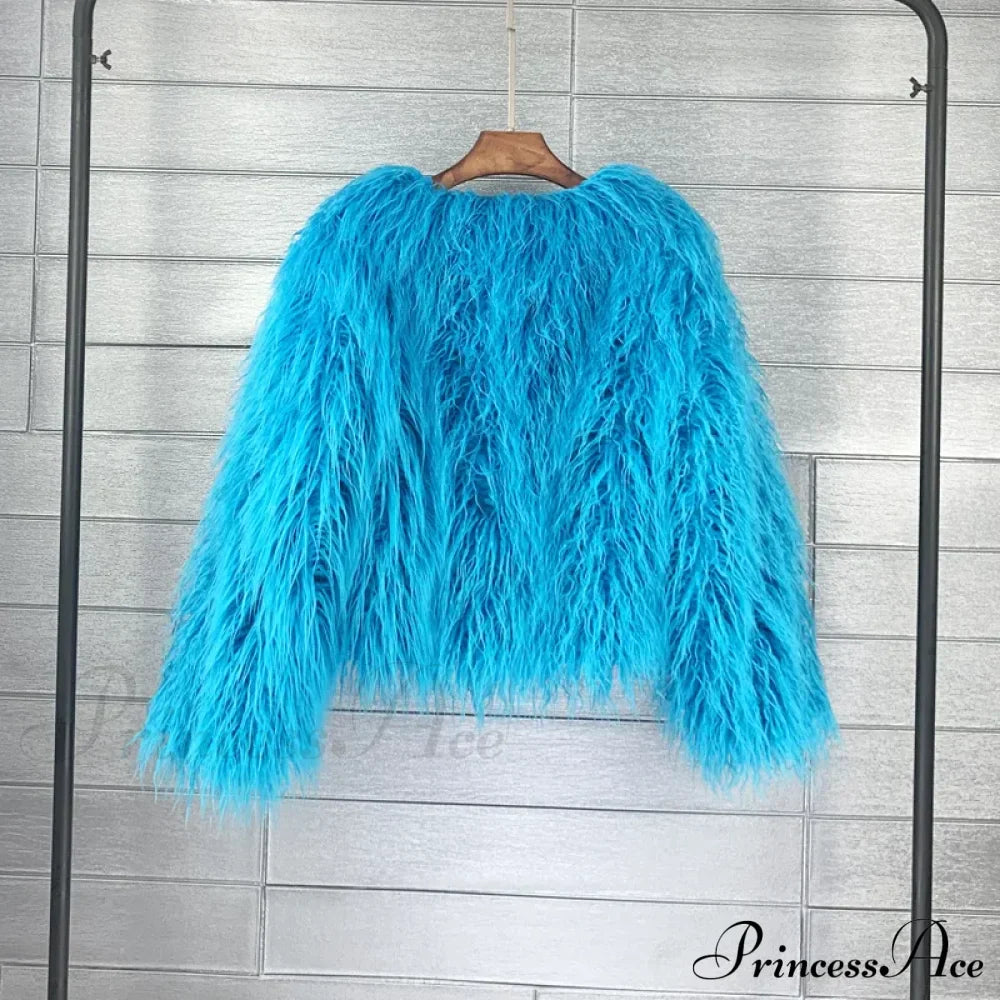 Fur Elegant Fringe Coat image 12