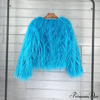 Fur Elegant Fringe Coat image 12