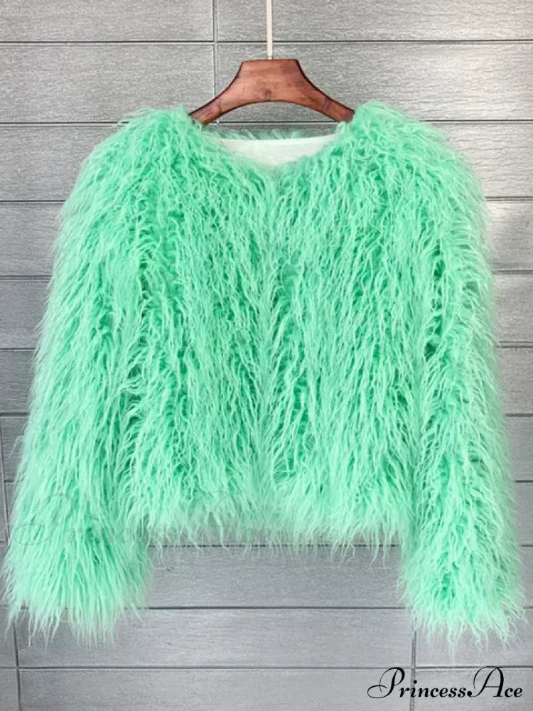 Fur Elegant Fringe Coat image 14