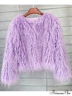 Fur Elegant Fringe Coat image 16