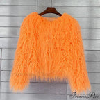 Fur Elegant Fringe Coat image 5