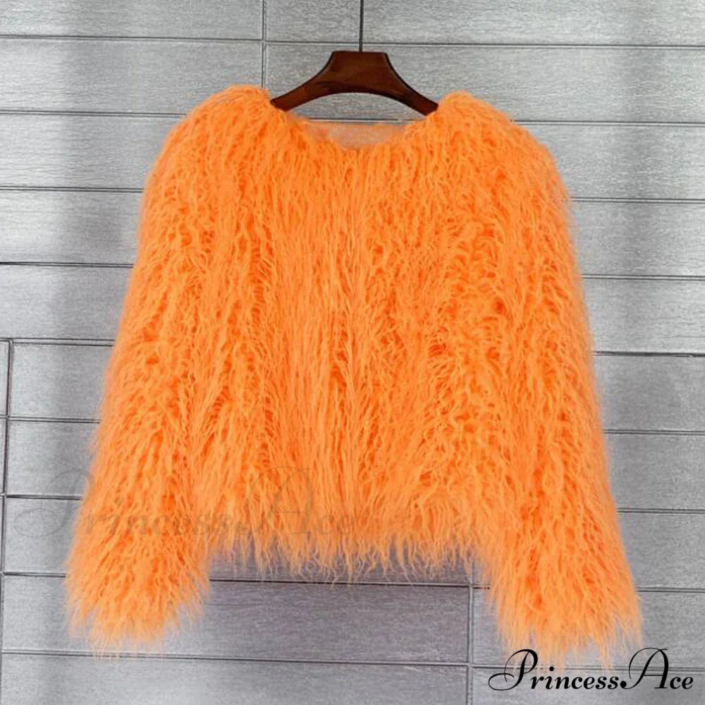 Fur Elegant Fringe Coat image 5