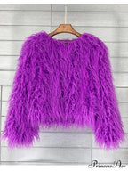 Fur Elegant Fringe Coat image 10