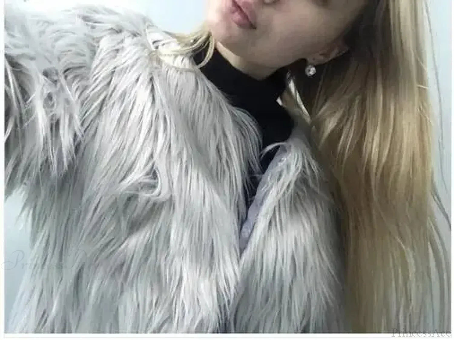 Fuzzy Thick Warm Fluffy Coat image 6