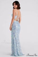 Gabrielle Formal Stylish Sequin Long Dress image 3