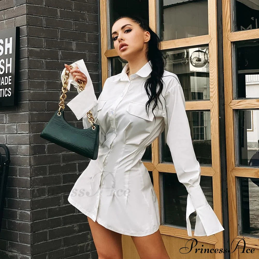 GABY Elegant SHIRT DRESS image 5