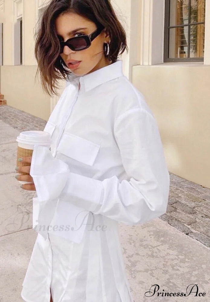 GABY Elegant SHIRT DRESS image 4