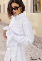 GABY Elegant SHIRT DRESS image 4