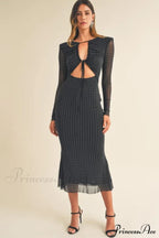 Georgia Sparkle Stylish Midi Dress image 3