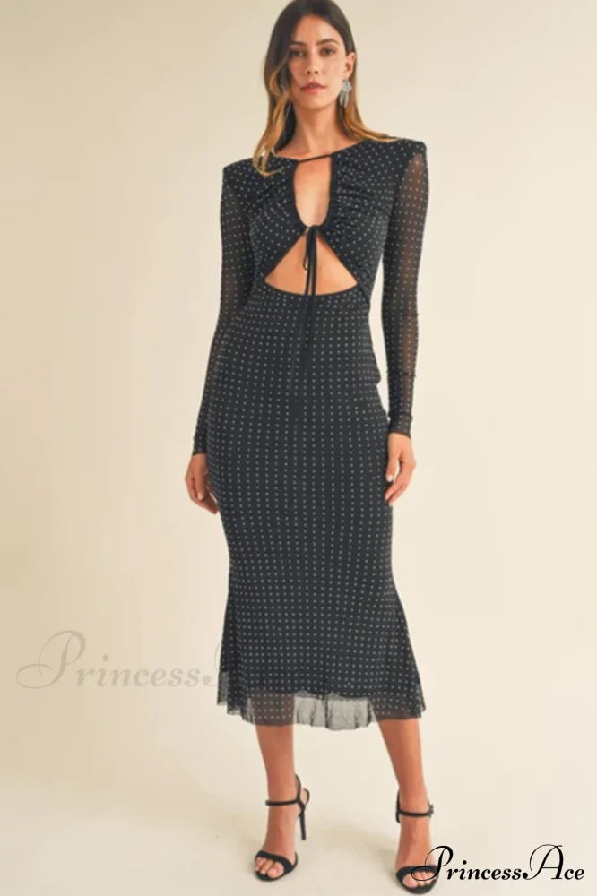 Georgia Sparkle Stylish Midi Dress image 3