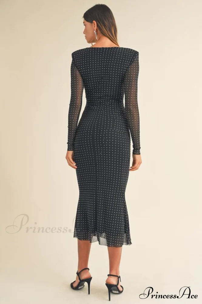 Georgia Sparkle Stylish Midi Dress image 2