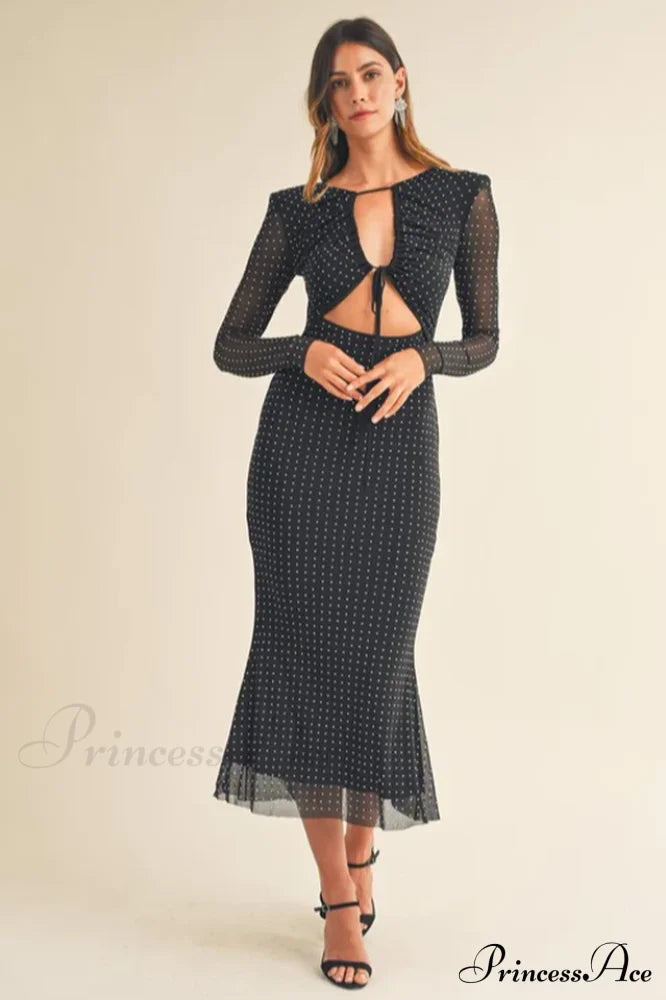 Georgia Sparkle Stylish Midi Dress image 1