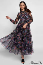 Georgina Ruffle Stylish Maxi Dress image 3