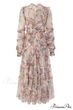 Georgina Ruffle Stylish Maxi Dress image 5
