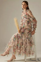 Georgina Ruffle Stylish Maxi Dress image 6