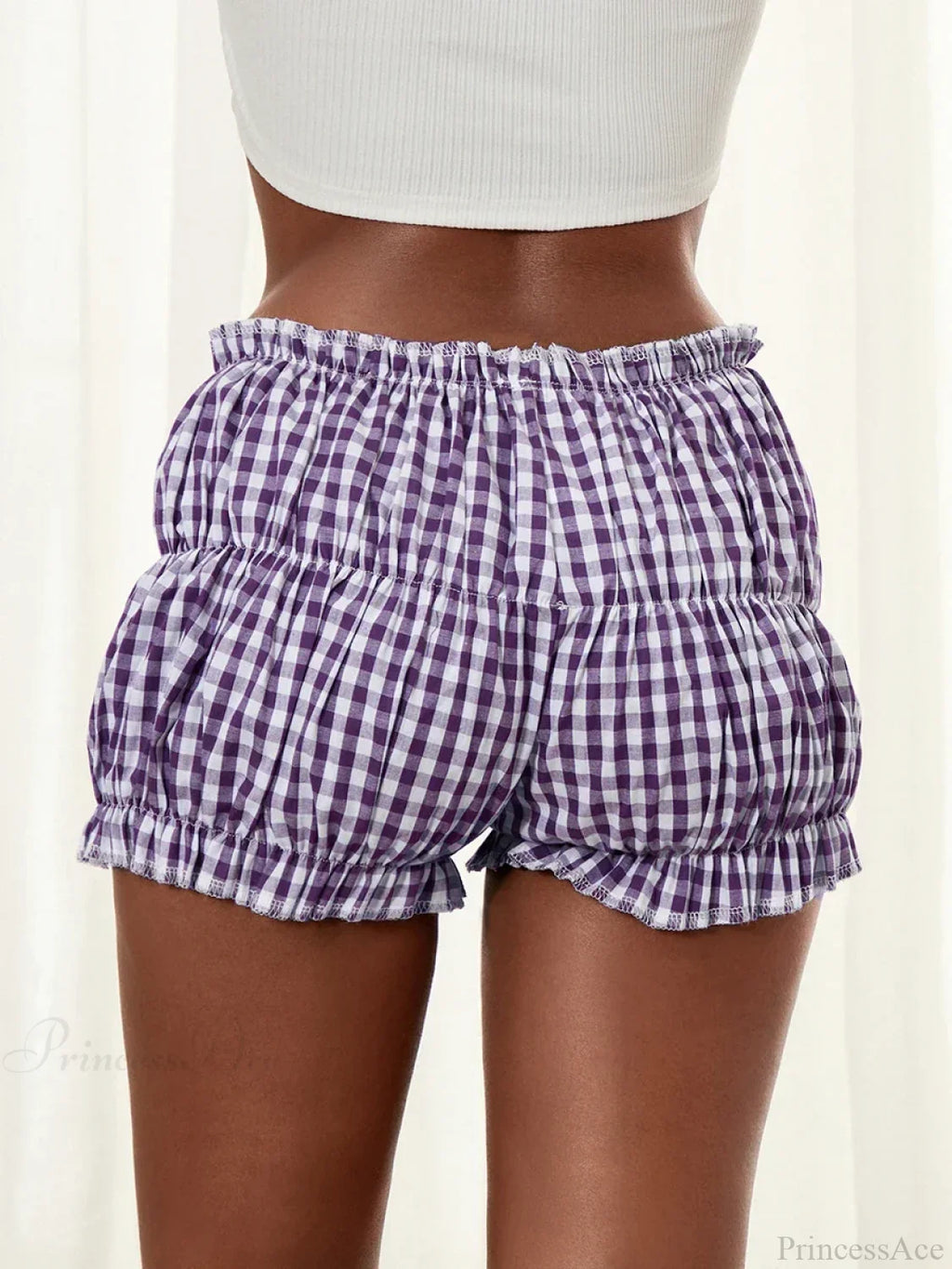 Gingham Frill Hem Bloomer Short image 5