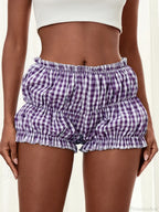 Gingham Frill Hem Bloomer Short image 4