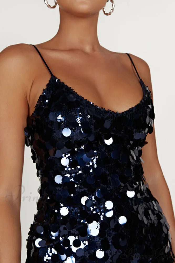 Giselle Disc Stylish Sequin Mini Dress image 5