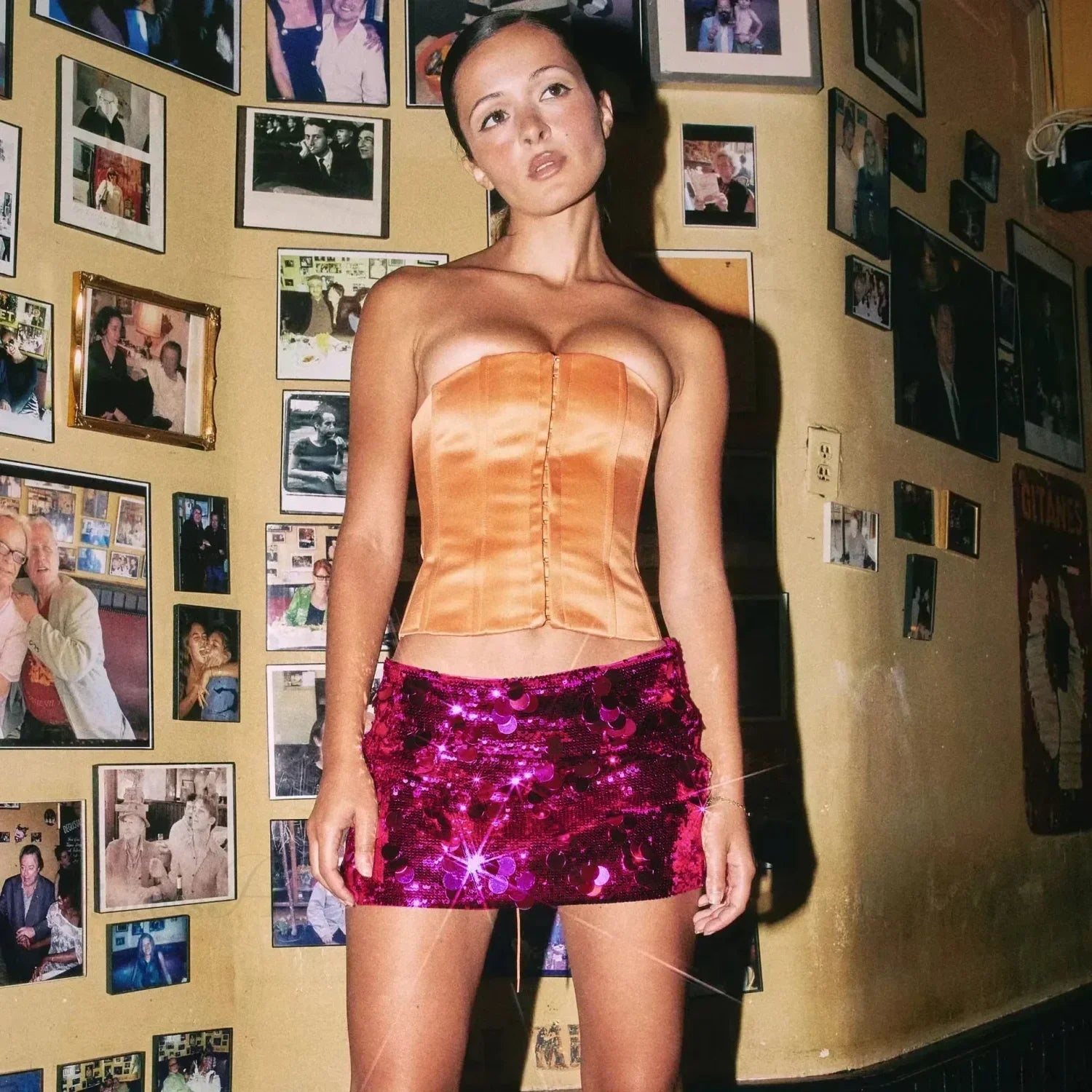 Glitter Bodycon Pencil Party Skirt image 10