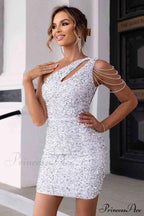 Glitter Gala Stylish Bodycon Mini Dress image 8