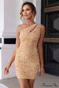 Glitter Gala Stylish Bodycon Mini Dress image 2