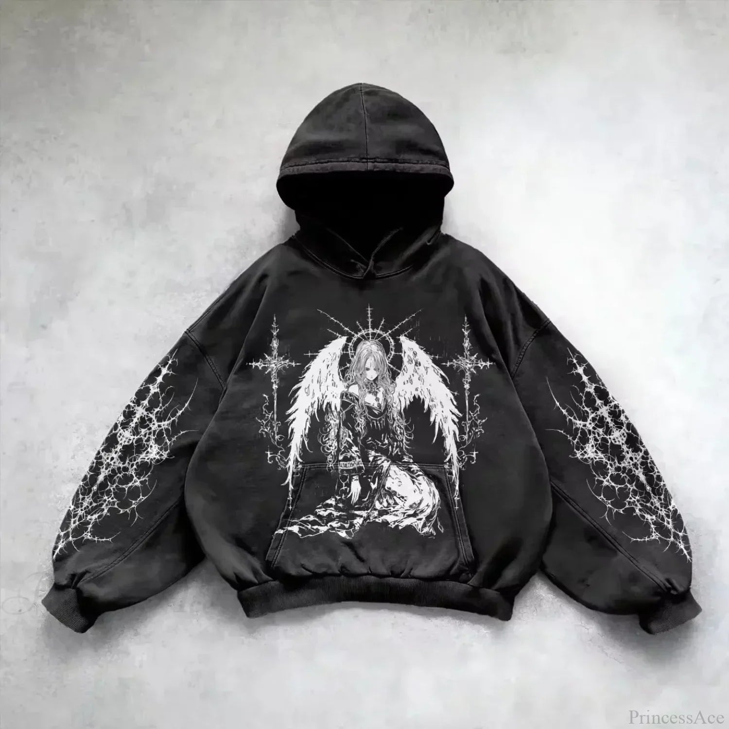 Goddess Pattern Print Hoodie image 2