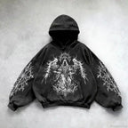 Goddess Pattern Print Hoodie image 1