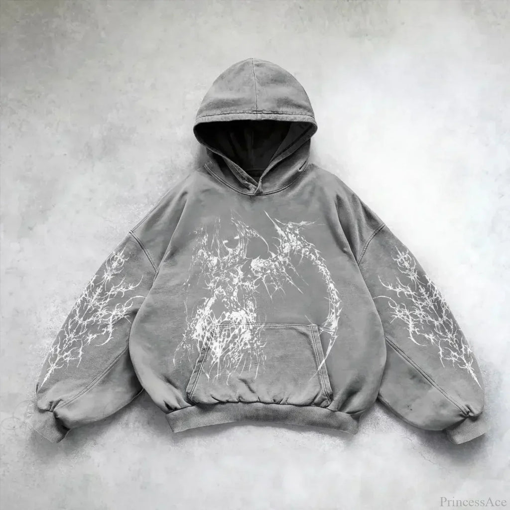 Goddess Pattern Print Hoodie image 9