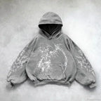 Goddess Pattern Print Hoodie image 9
