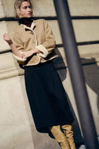 Gold Button Long Sleeve Double-sided Cardigan image 2