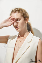 Gold Sugar Stylish Cube Necklace image 4