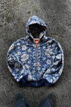 Gothic Full Pattern Printed Zipper Hoodie image 1