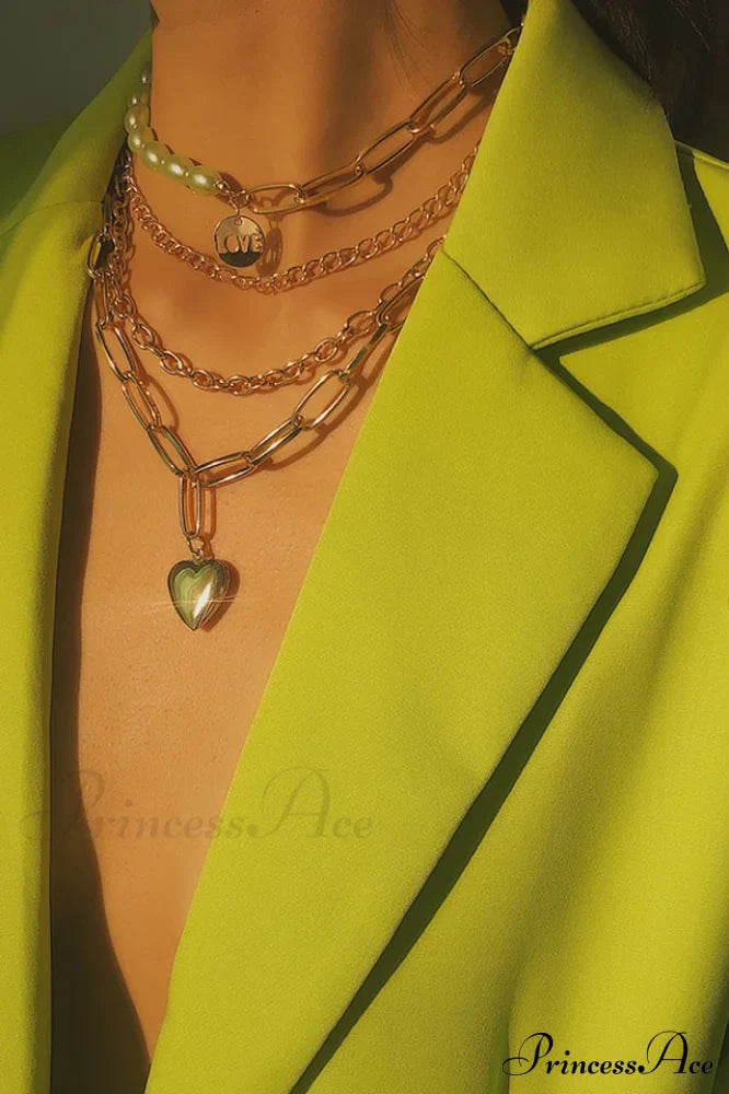 Gothic Layered Baroque Charming Pearl Chunky Chain Necklace image 5