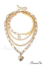 Gothic Layered Baroque Charming Pearl Chunky Chain Necklace image 9