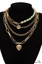 Gothic Layered Baroque Charming Pearl Chunky Chain Necklace image 12