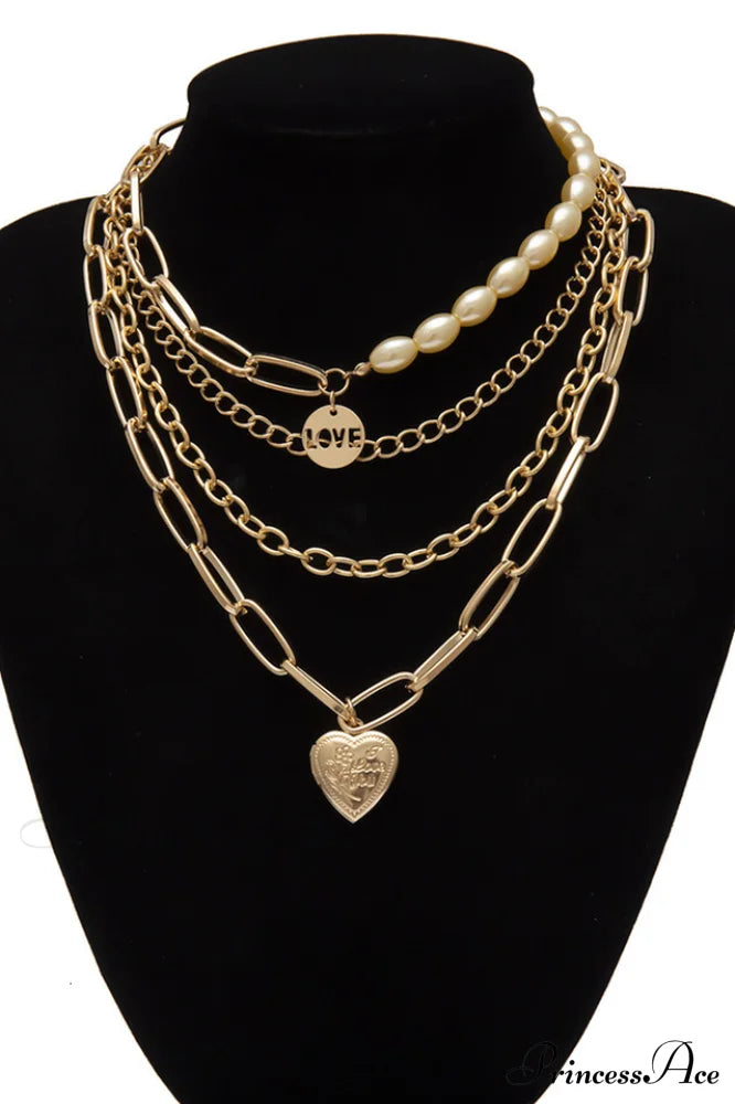 Gothic Layered Baroque Charming Pearl Chunky Chain Necklace image 11
