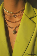 Gothic Layered Baroque Charming Pearl Chunky Chain Necklace image 4