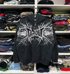 Gothic Letter Print Fall Hoodie image 6
